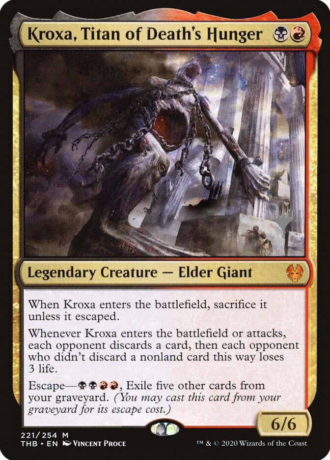 Kroxa, Titan of Death's Hunger - Black / Red