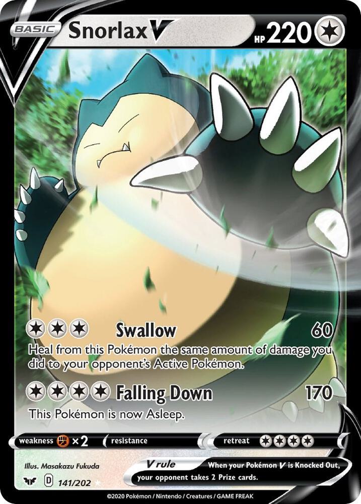 Snorlax V - Colorless