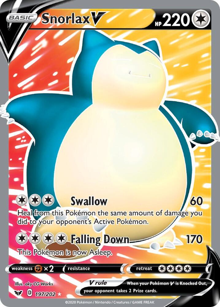 Snorlax V - Colorless