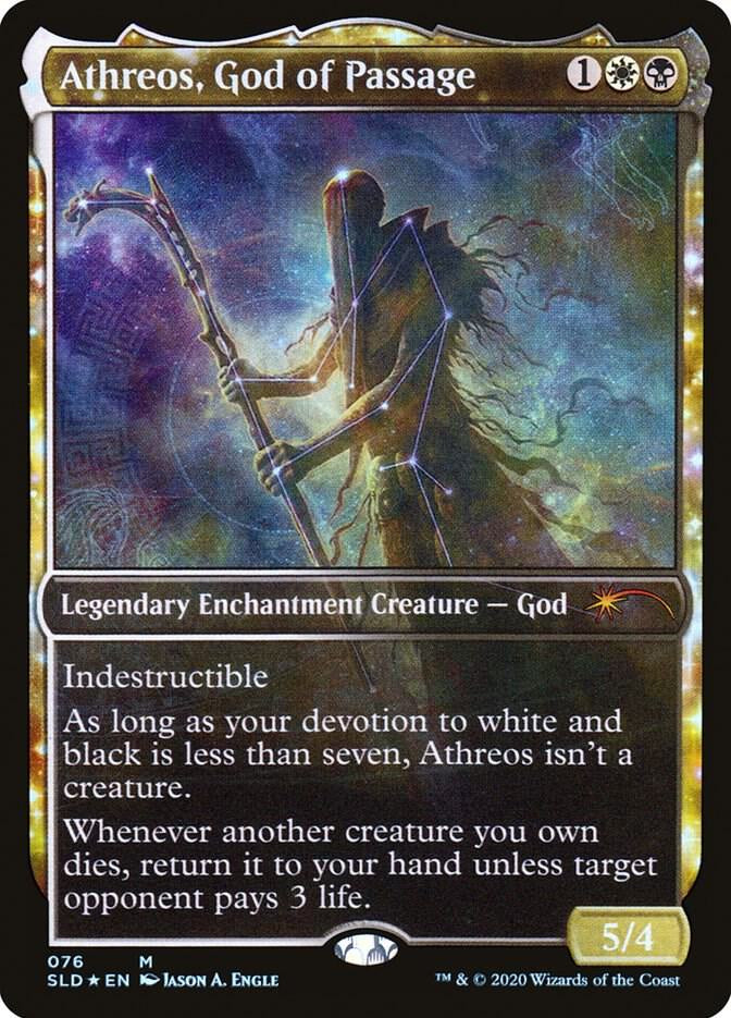 Athreos, God of Passage - White/Black