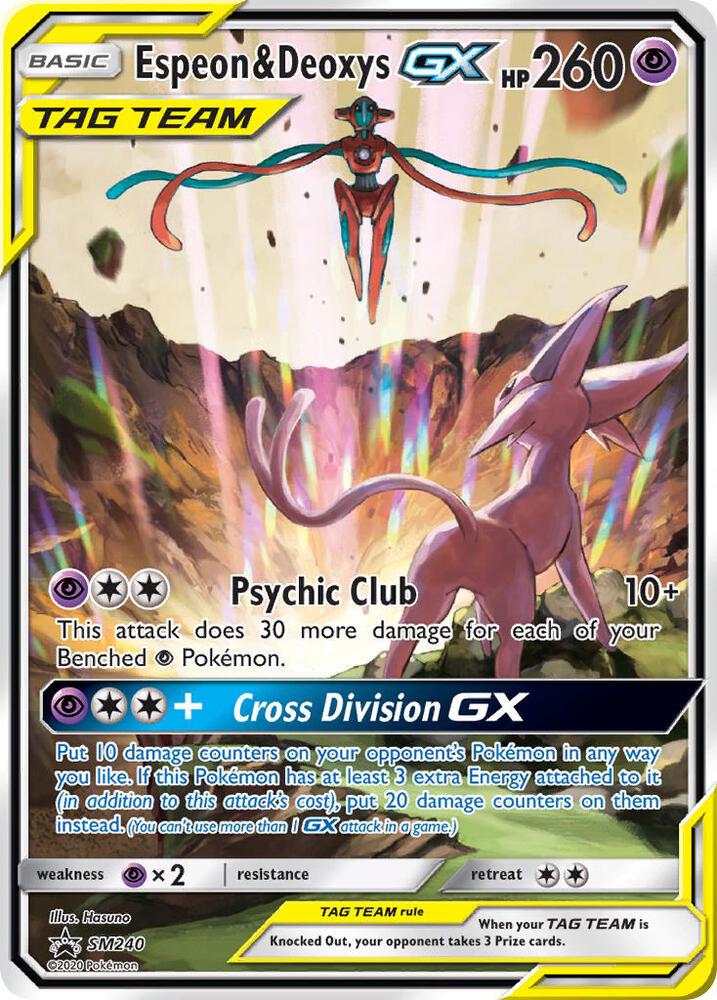 Espeon and Deoxys GX - Psychic - Tag Team