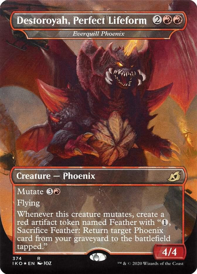 Destoroyah, Perfect Lifeform // Everquill Phoenix - Red