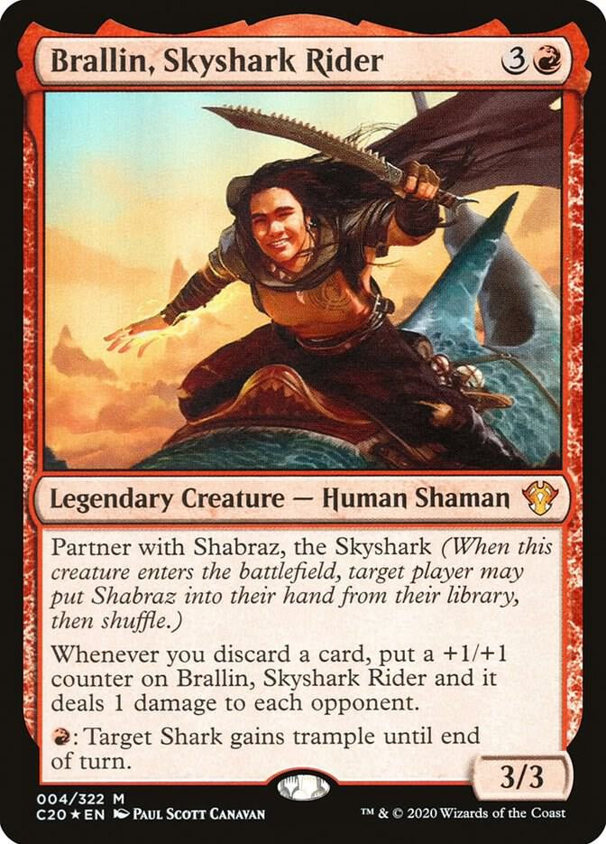 Brallin, Skyshark Rider - Red