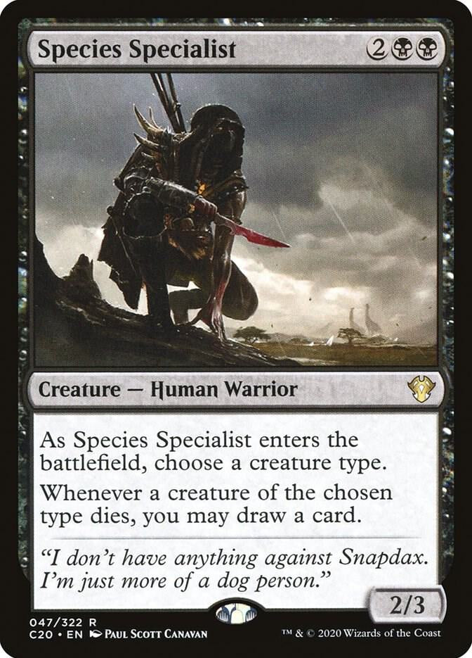 Species Specialist - Black
