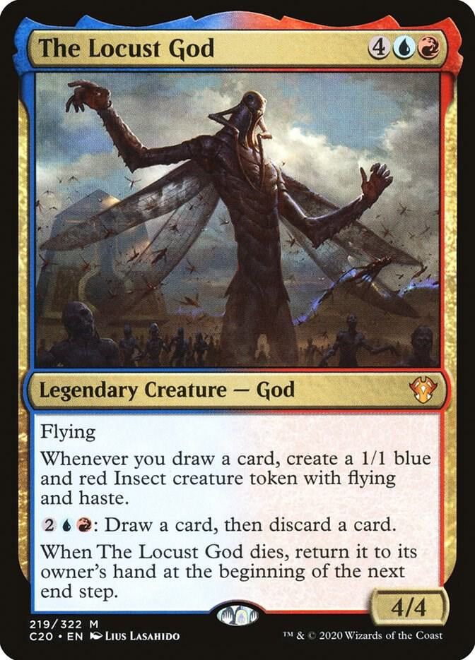 The Locust God - Blue/Red