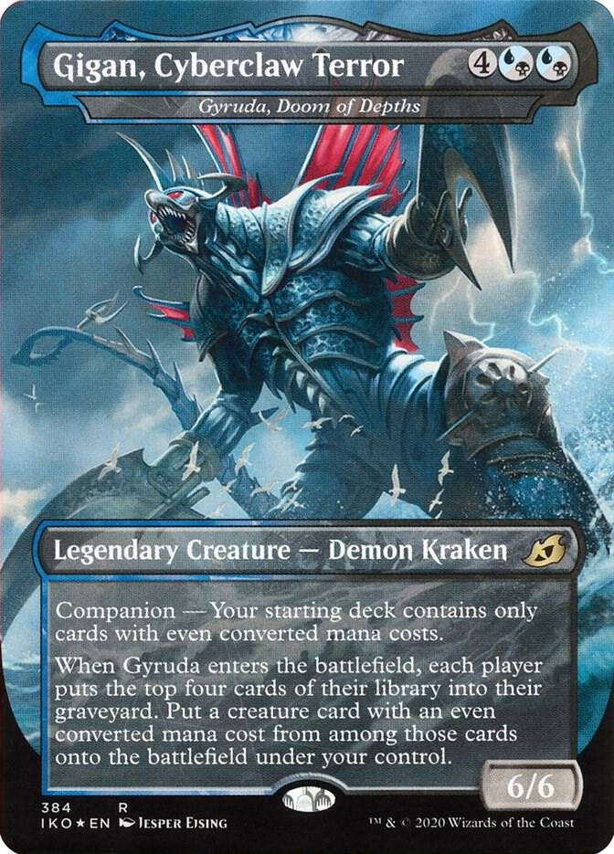 Gigan, Cyberclaw Terror - Gyruda, Doom of Depths - Blue/Black