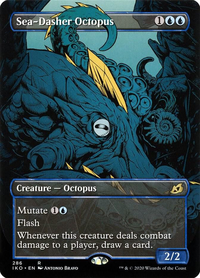 Sea-Dasher Octopus - Blue