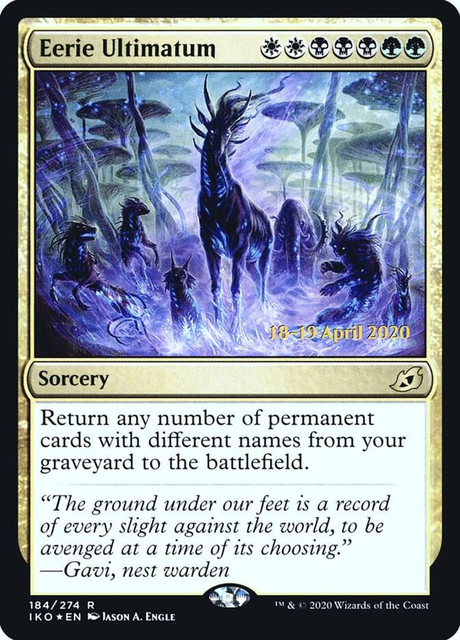 Eerie Ultimatum - White/Black/Green
