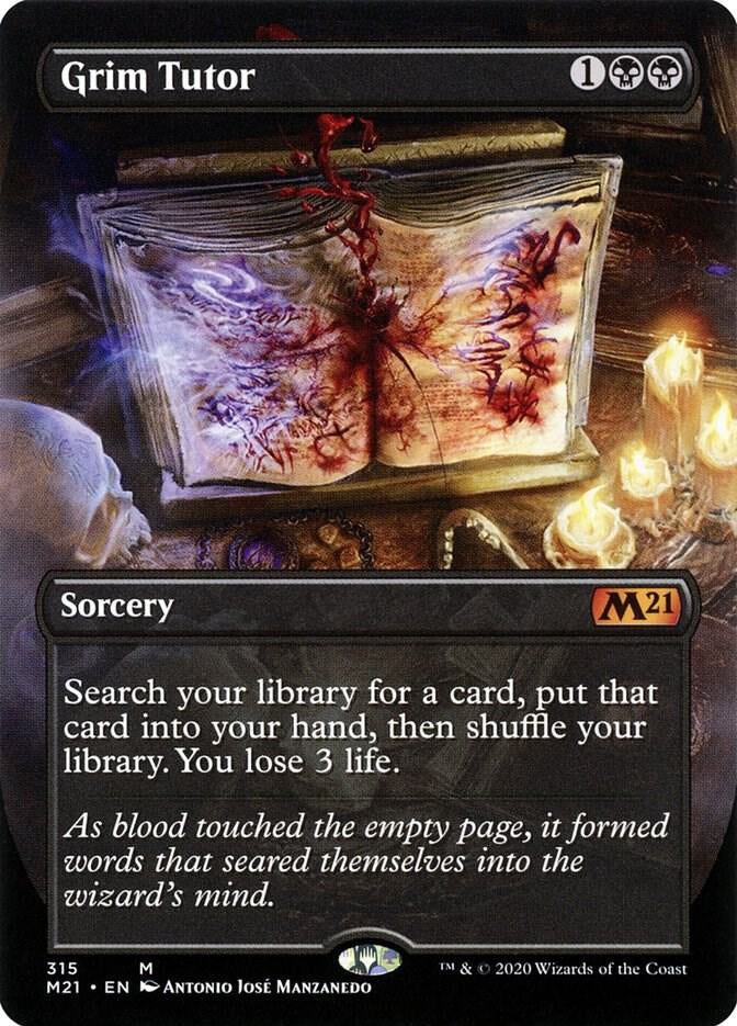 Grim Tutor - Sorcery - Black