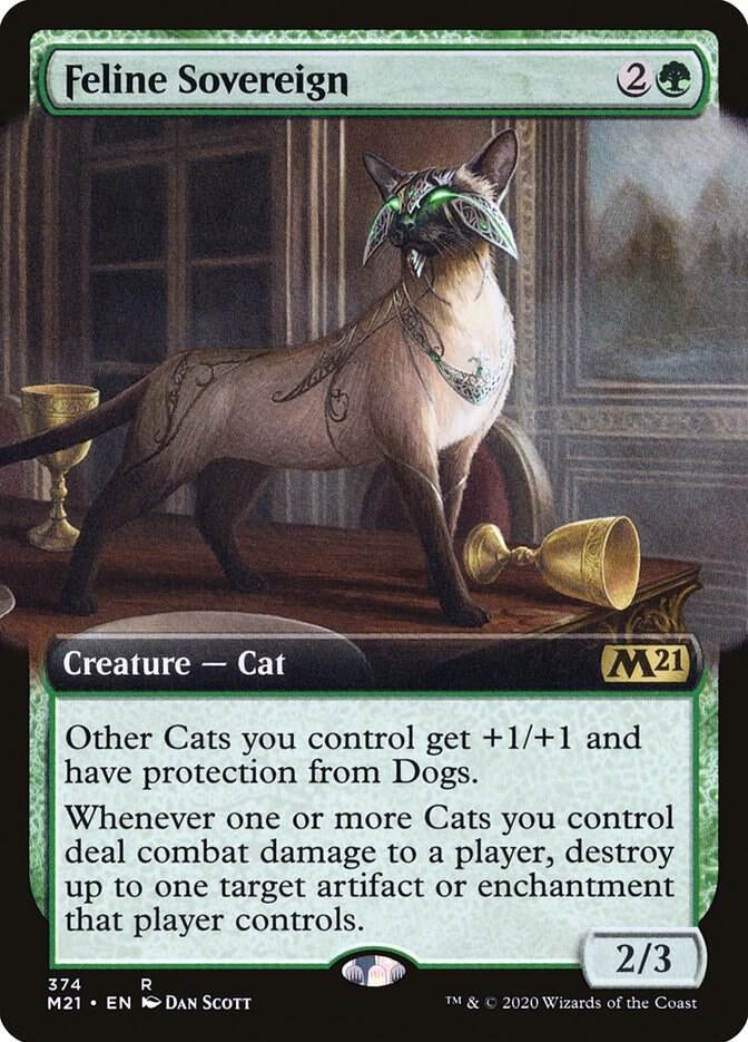 Feline Sovereign - Green