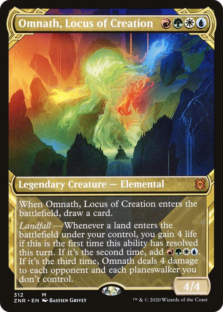 Omnath, Locus of Creation - Red/Green/White/Blue