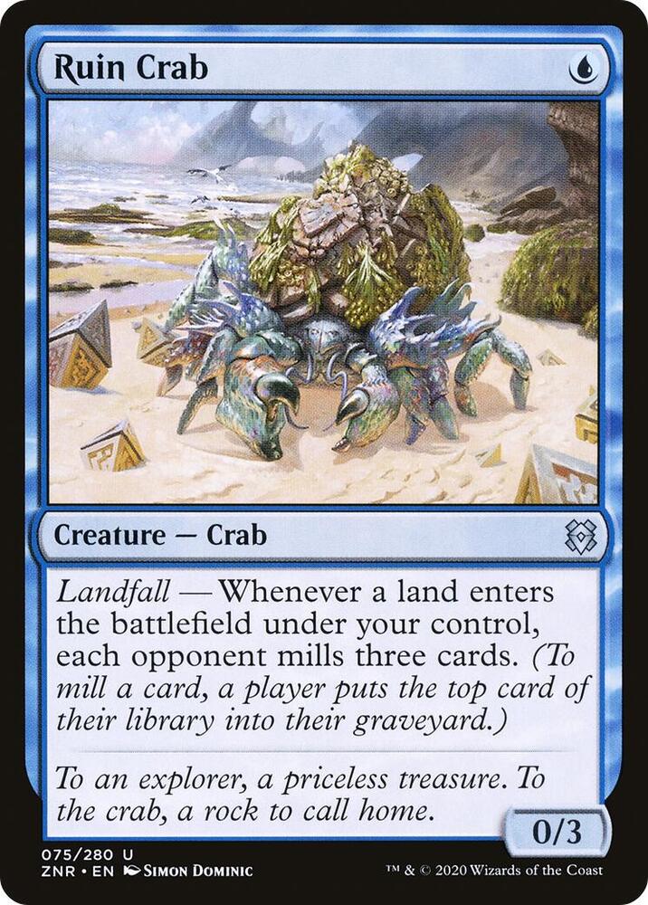 Ruin Crab - Blue - Staple