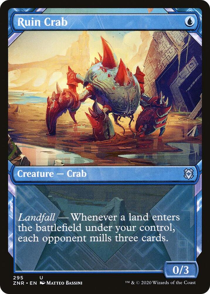 Ruin Crab - Blue
