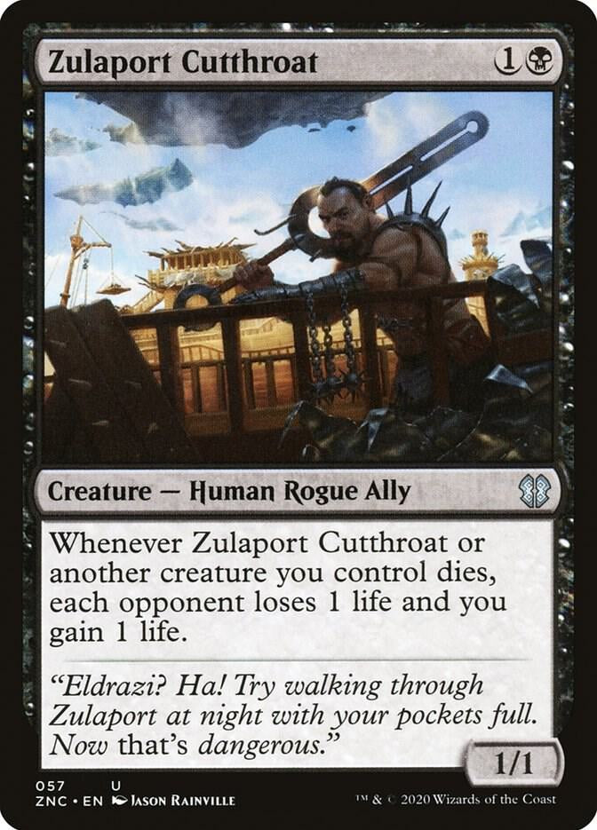 Zulaport Cutthroat - Creature - Human Rogue Ally - Black