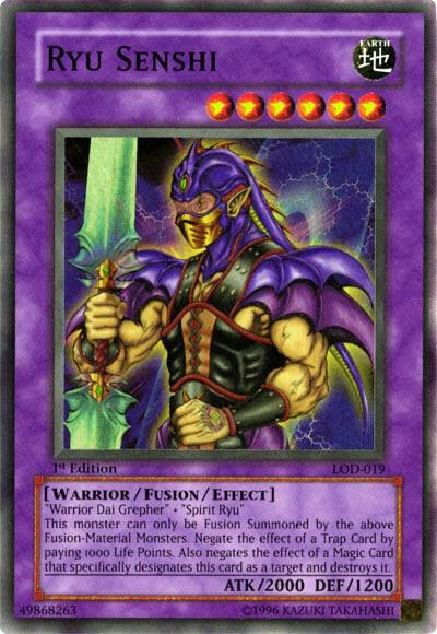 Ryu Senshi - Yugioh - Warrior/Fusion/Effect