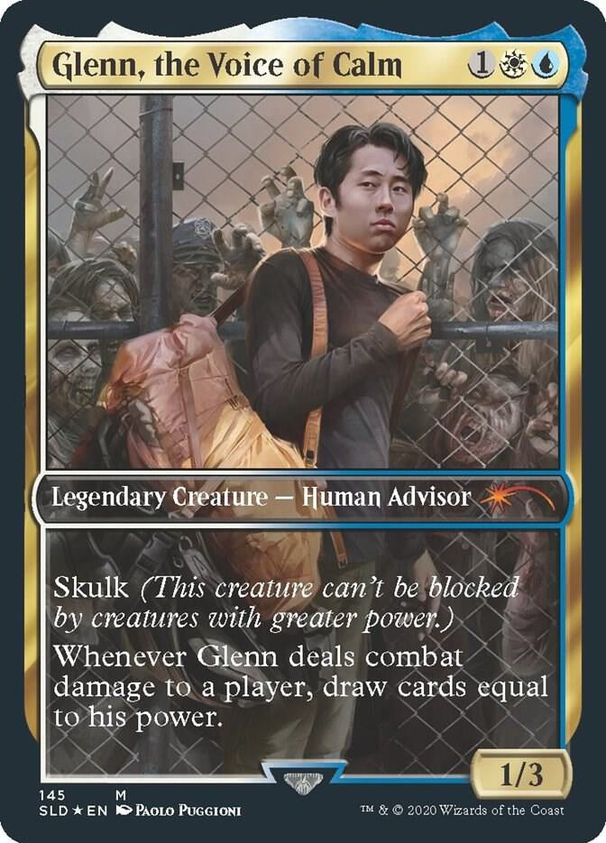 Glenn, the Voice of Calm - White/Blue