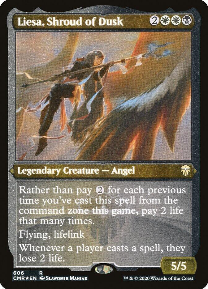 Liesa, Shroud of Dusk - White/Black