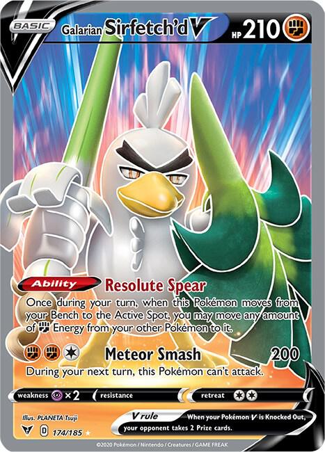 Galarian Sirfetch'd V - Fighting