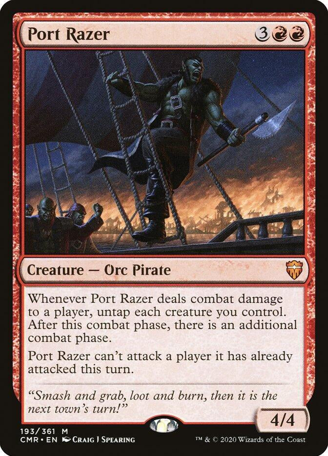 Port Razer - Creature - Orc Pirate - Red