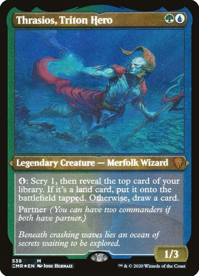 Thrasios, Triton Hero - Green/Blue