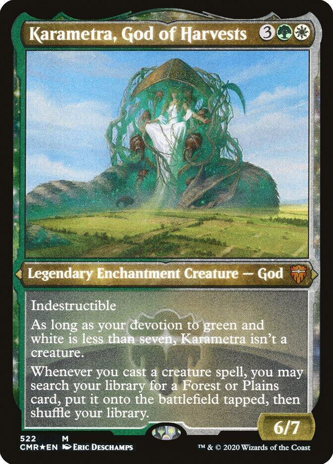 Karametra, God of Harvests - Green/White