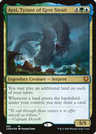 Aesi, Tyrant of Gyre Strait - Green/Blue