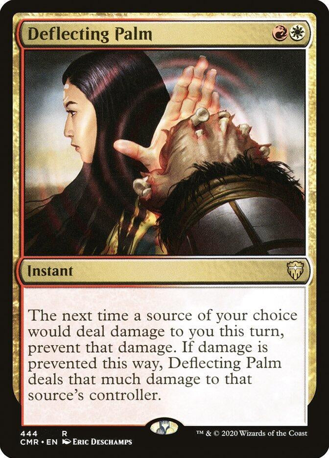 Deflecting Palm - Red/White