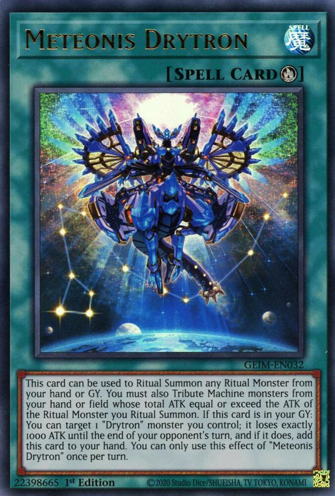 Meteonis Drytron - Yugioh - Spell Card