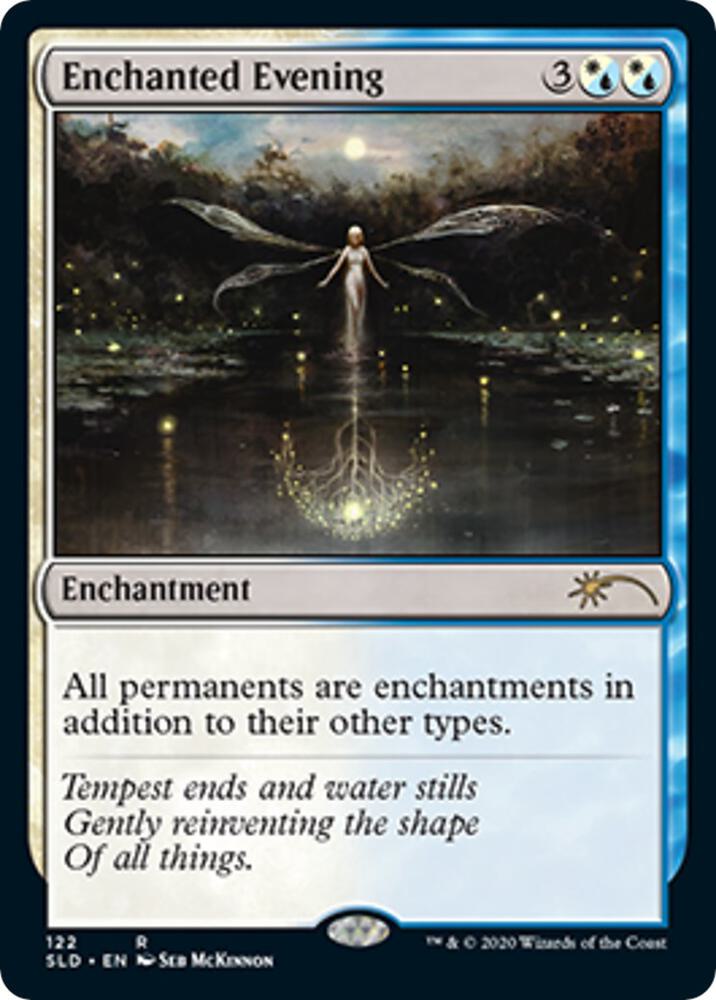 Enchanted Evening - Enchantment - Blue/White