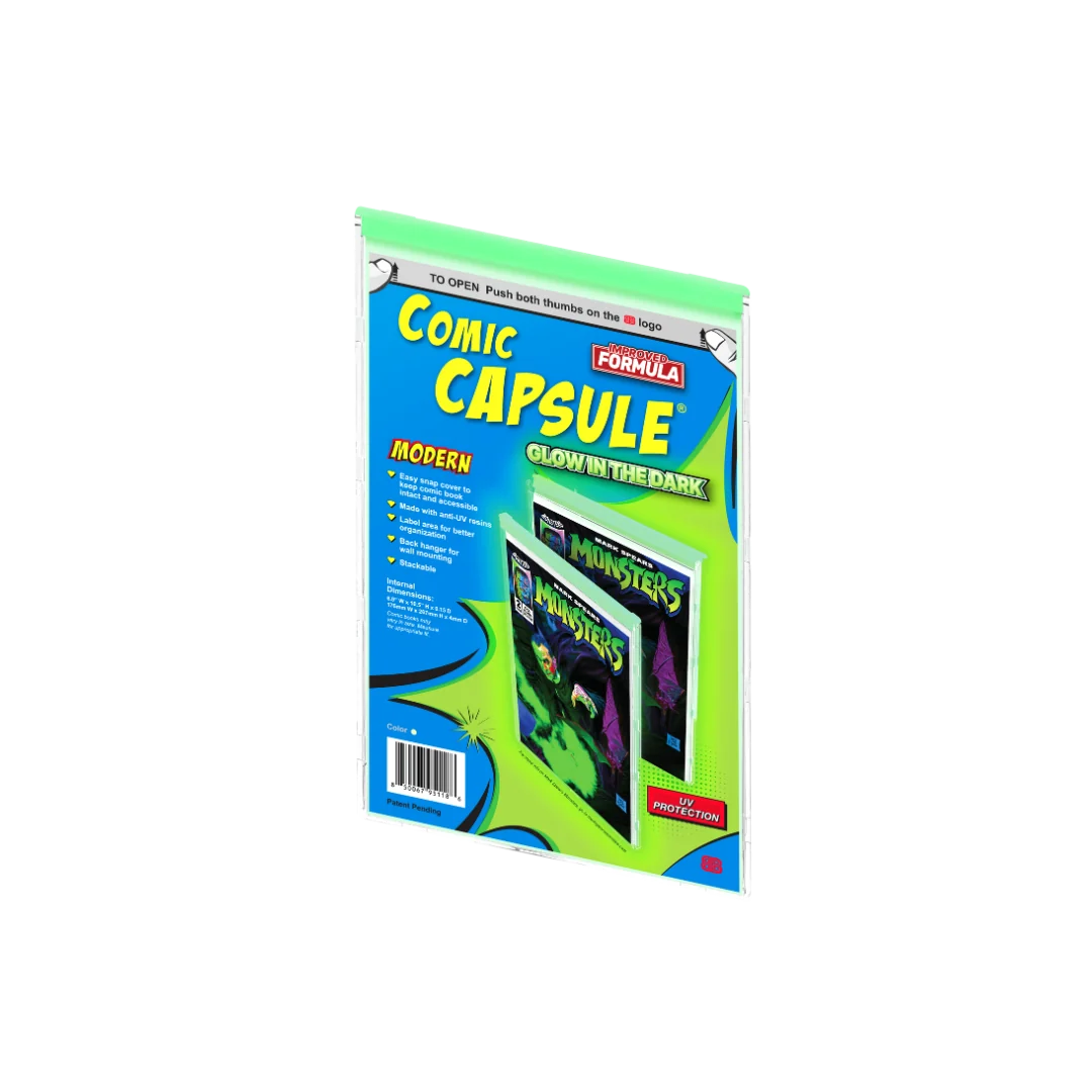 Comic Capsule -  Glow in the Dark Modern Size
