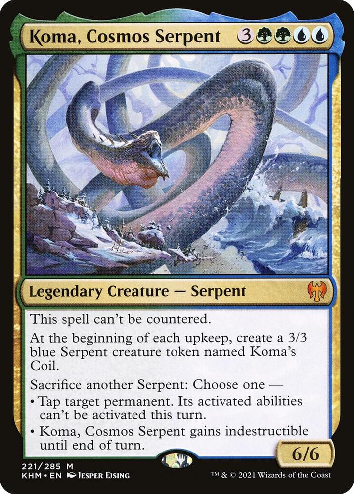 Koma, Cosmos Serpent - Green/Blue