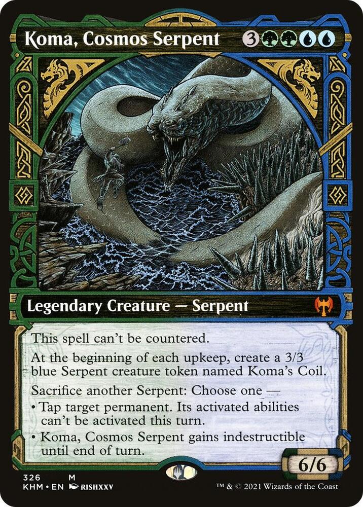 Koma, Cosmos Serpent - Green/Blue