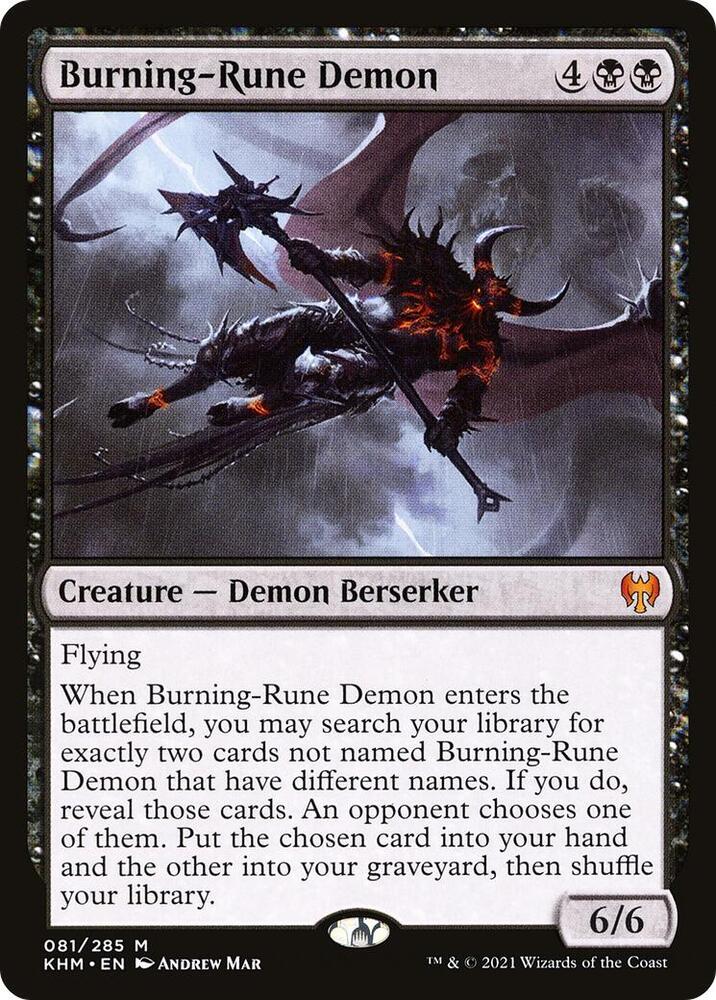 Burning-Rune Demon - Black