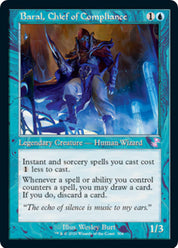 Baral, Chief of Compliance - Blue