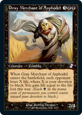 Gray Merchant of Asphodel - Black