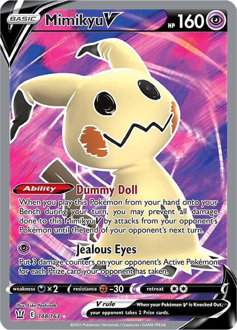 mimikyu pokemon card Galarian Sirfetch'd SV064/SV122 Shiny Rare Pokemon Card (Shining Fates) +  TitanCards® Toploader: Amazon.de: Toys main image 0