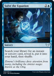 Solve the Equation - Blue - Staple