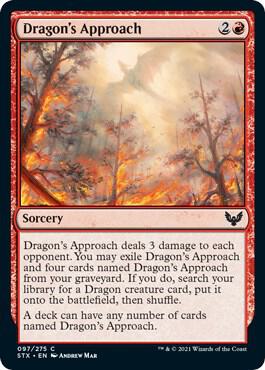 Dragon's Approach - Red - Staple