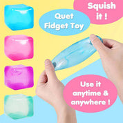 SugarSqueez Cube Squishy Fidget Sugar Stress Ball