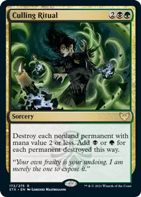 Culling Ritual - Black/Green