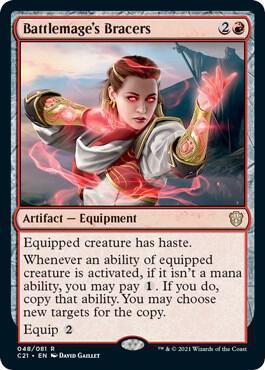 Battlemage's Bracers - Red