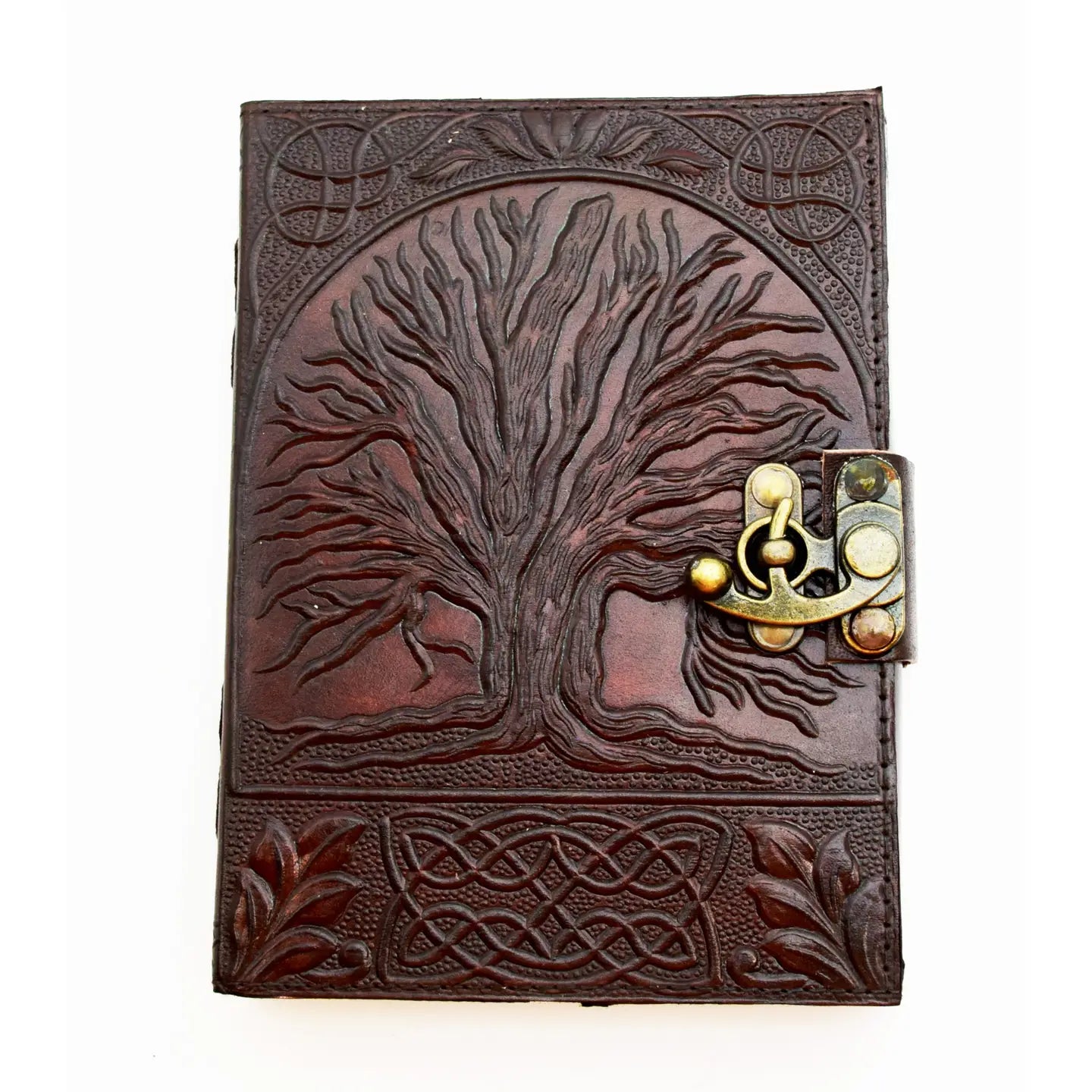 Tree of Life Leather Embossed Journal