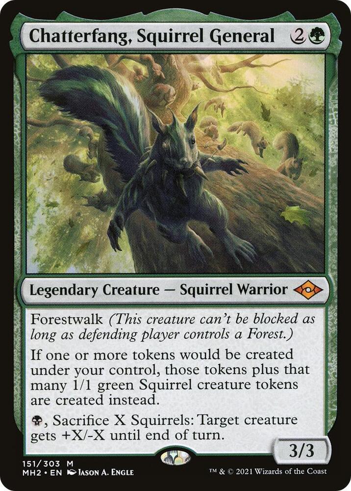 Chatterfang, Squirrel General - Green / Black