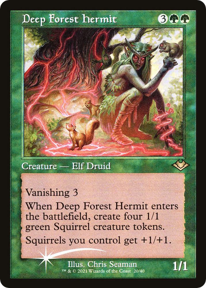 Deep Forest Hermit - Green