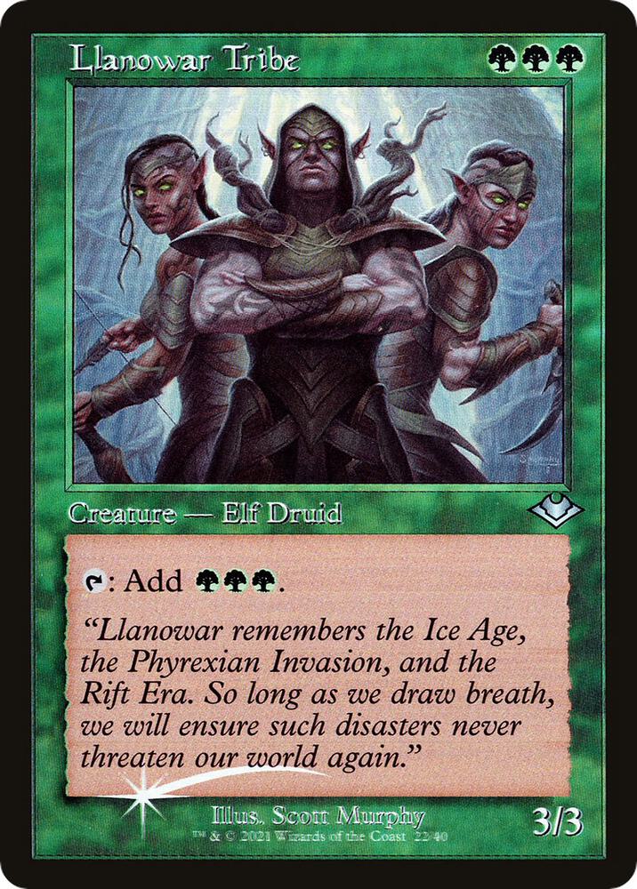 Llanowar Tribe - Green