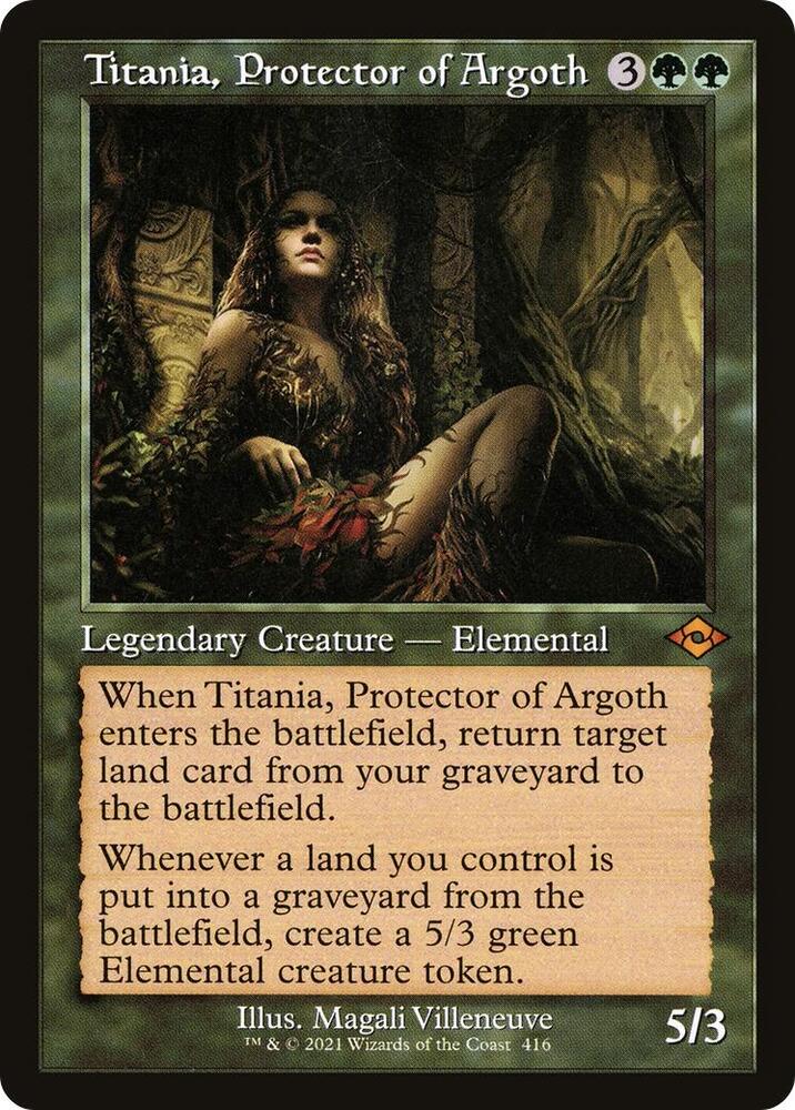 Titania, Protector of Argoth - Green