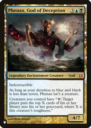 Phenax, God of Deception - Blue/Black