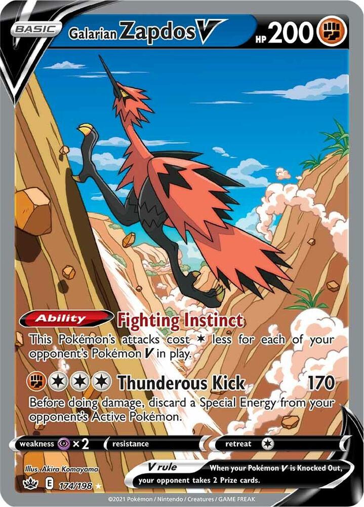 Galarian Zapdos V - Fighting