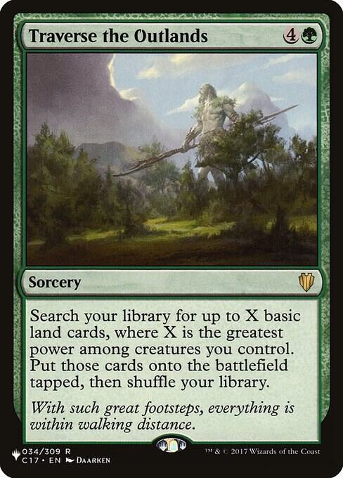 Traverse the Outlands - Green