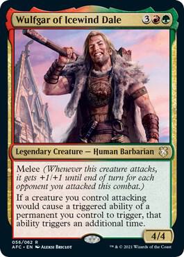 Wulfgar of Icewind Dale - Red/Green